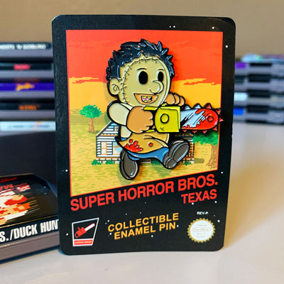 Super Horror Bros. Texas Enamel Pin