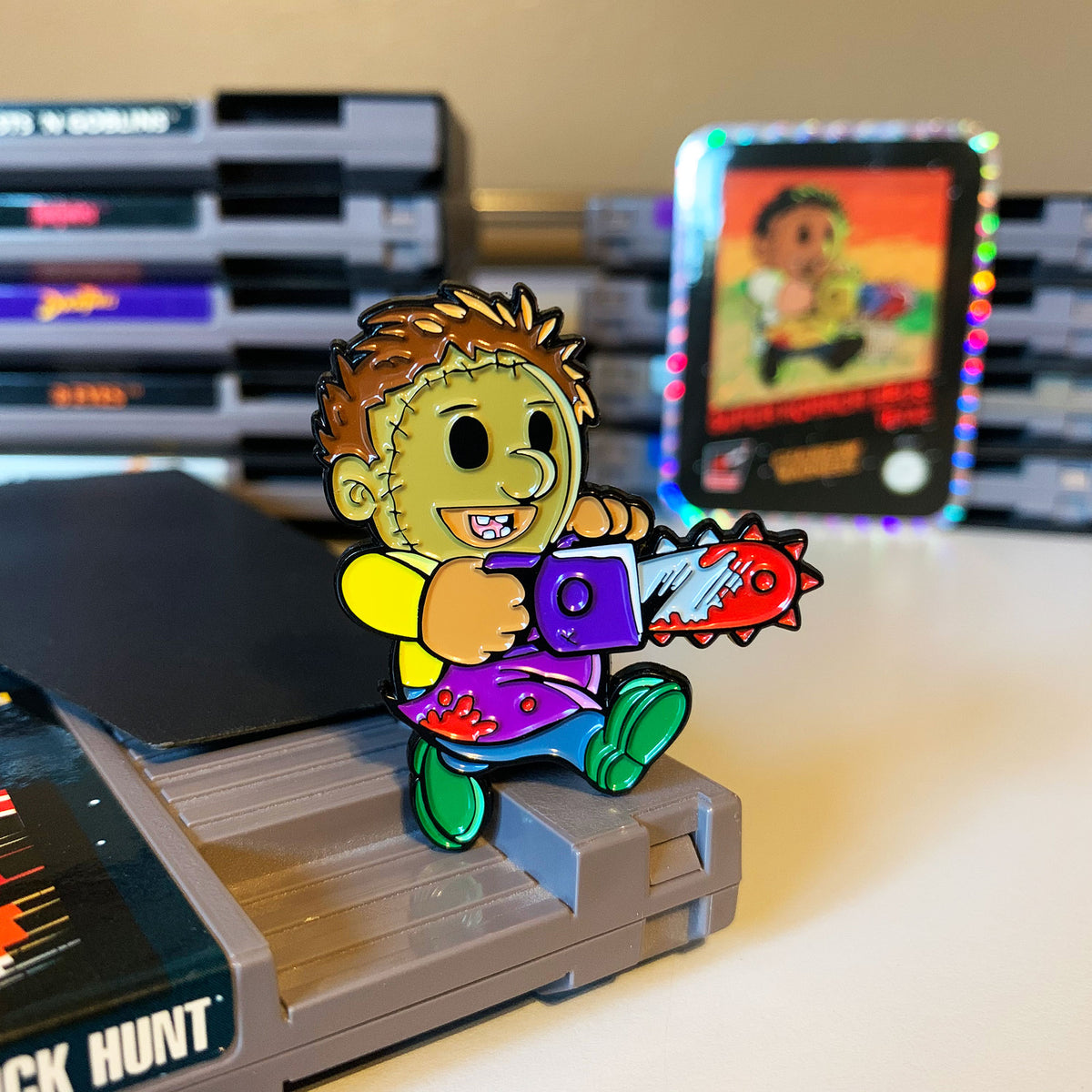 Super Horror Bros. Texas Enamel Pin