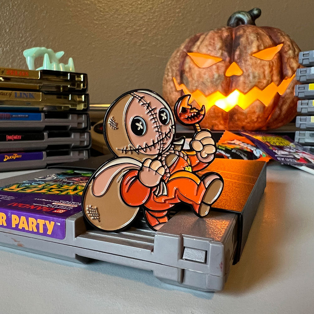 Super Horror Bros. Trick or Treater Enamel Pin