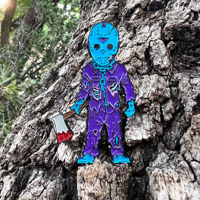 Stalker In My Pocket Enamel Pin - Camp Carver VII