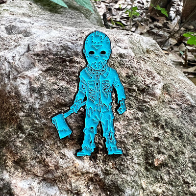 Stalker In My Pocket Enamel Pin - Camp Carver VII