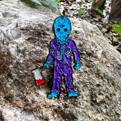 Stalker In My Pocket Enamel Pin - Camp Carver VII