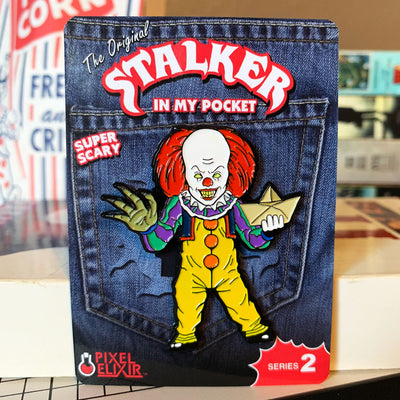 Stalker In My Pocket Enamel Pin - IT 1990