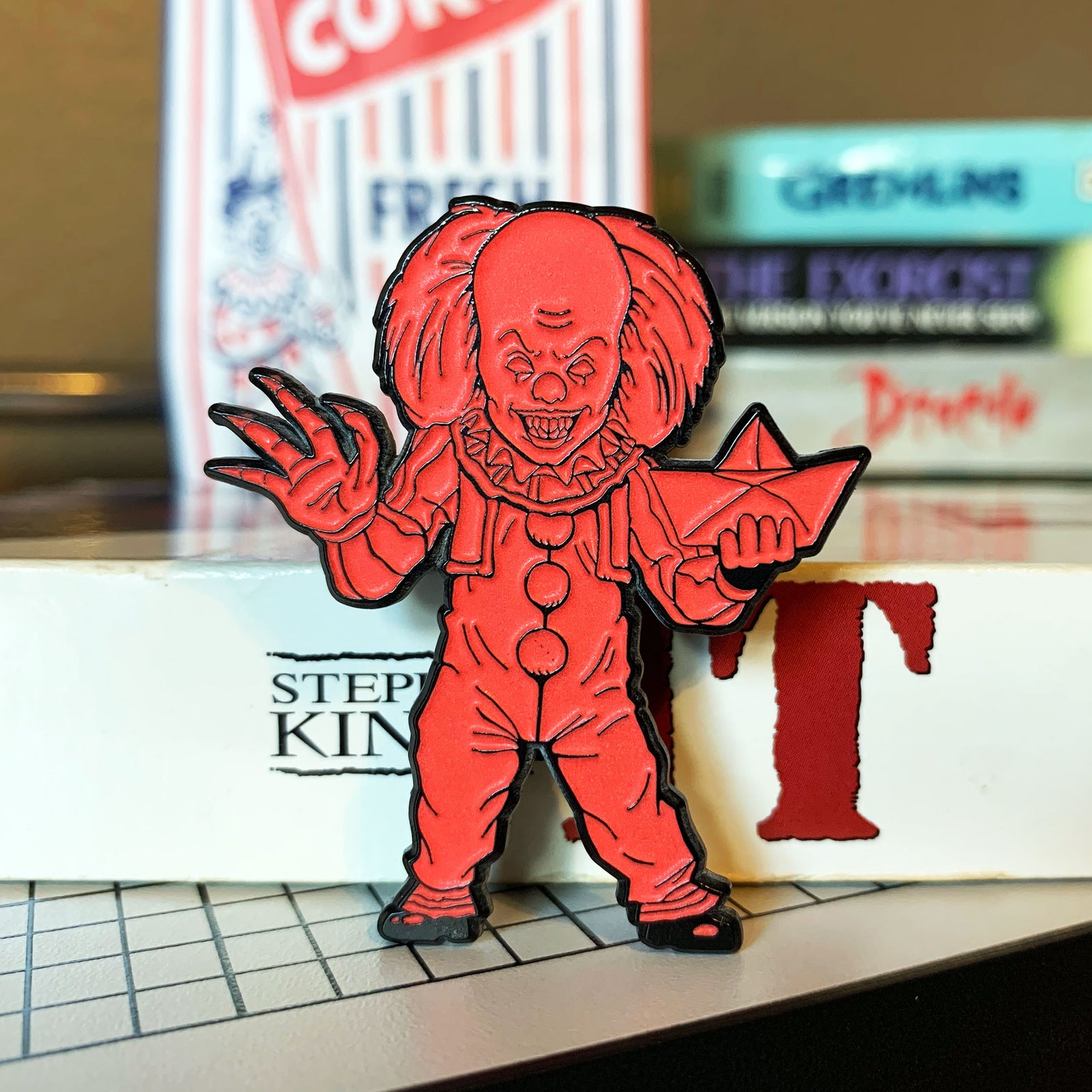 Stalker In My Pocket Enamel Pin - IT 1990
