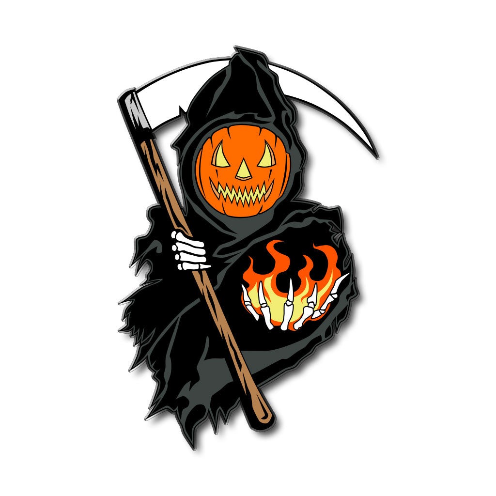 Spirits of Halloween Reaper Enamel Pin - Dystopian Designs