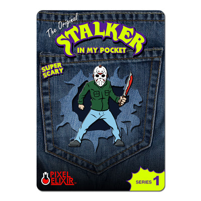 Stalker In My Pocket Enamel Pin - Camp Carver - Dystopian Designs