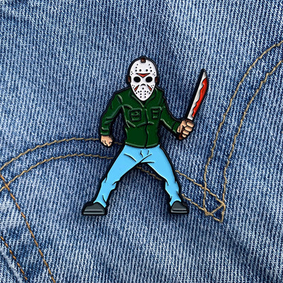 Stalker In My Pocket Enamel Pin - Camp Carver - Dystopian Designs