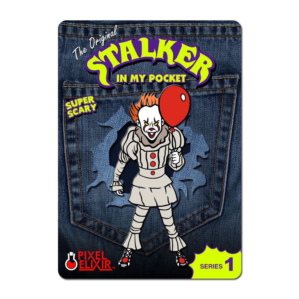 Stalker In My Pocket Enamel Pin - IT - Dystopian Designs