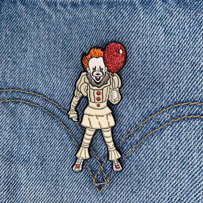 Stalker In My Pocket Enamel Pin - IT - Dystopian Designs