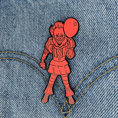 Stalker In My Pocket Enamel Pin - IT - Dystopian Designs