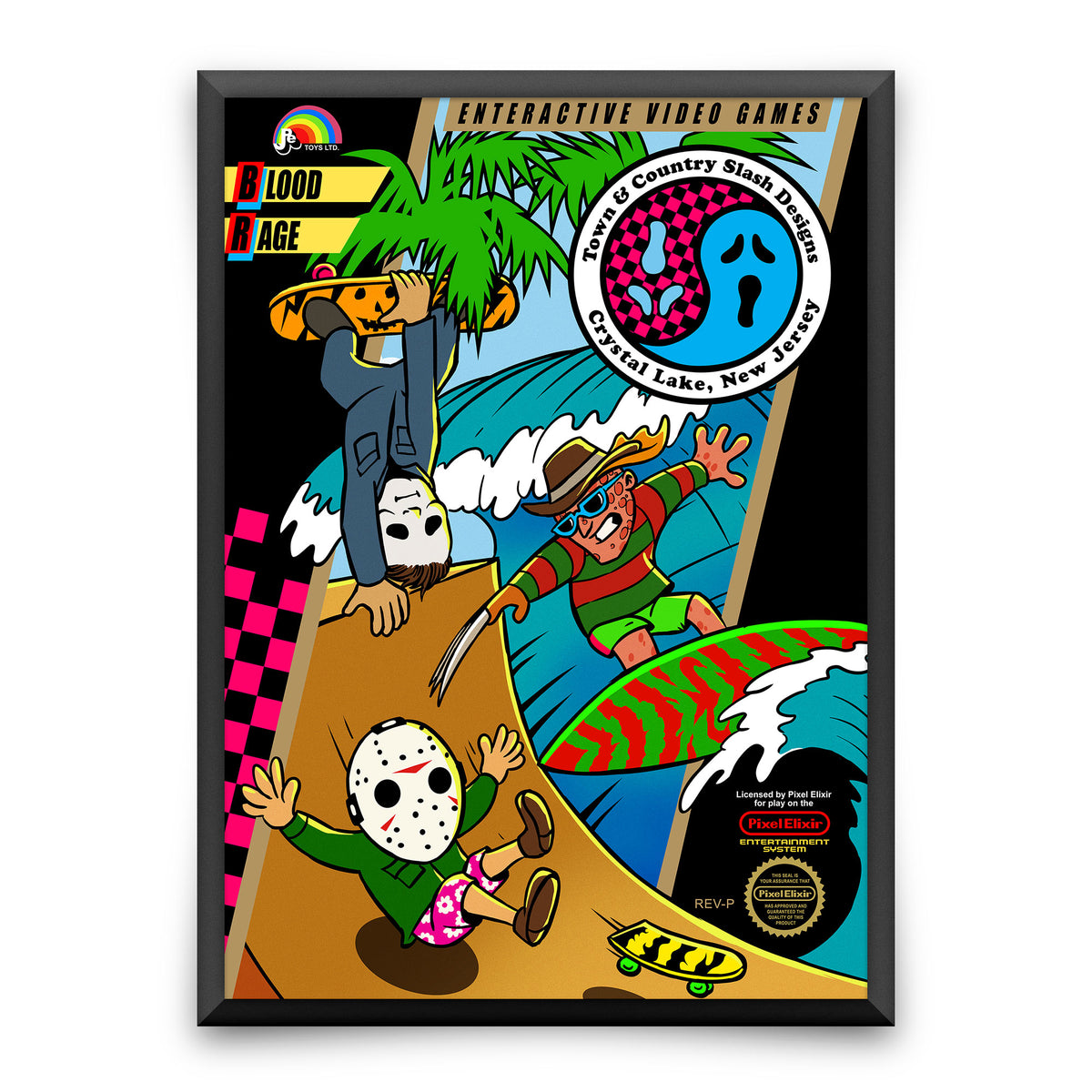 T&amp;C Slash Designs Art Print