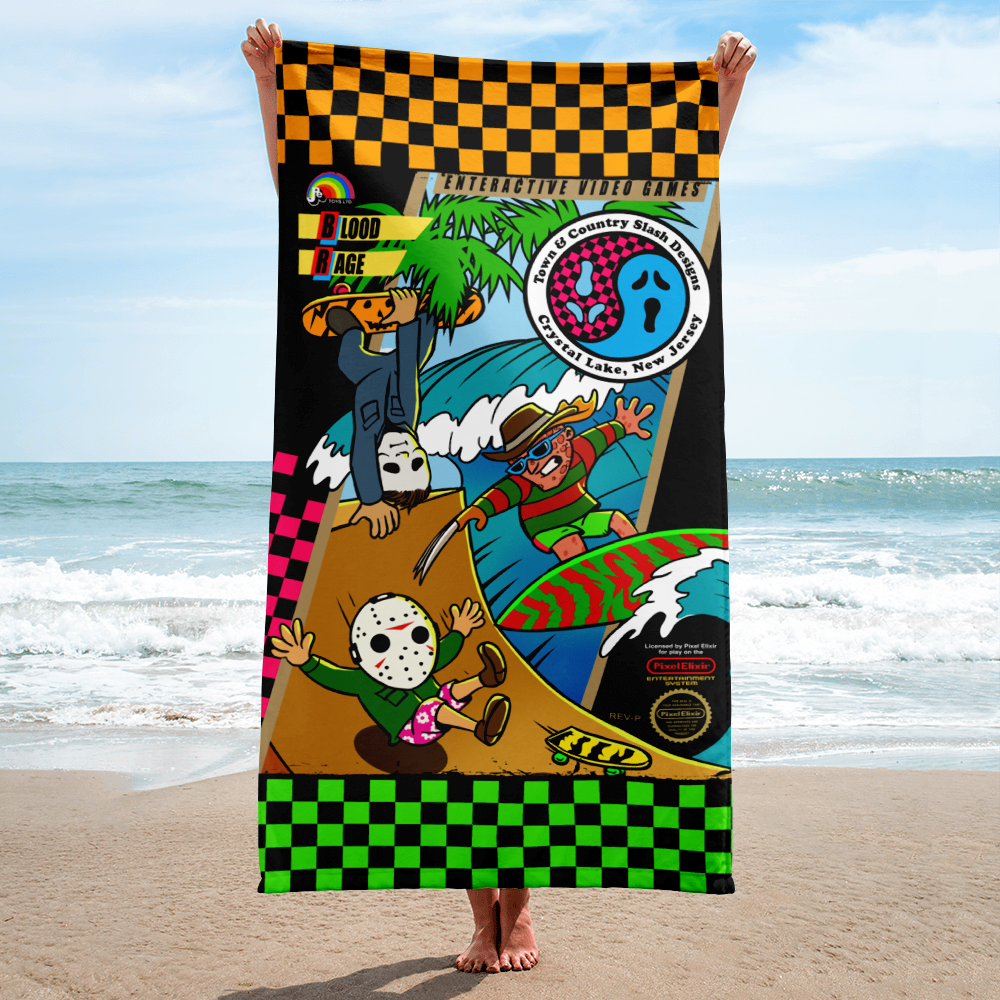 T&amp;C Slash Designs Beach Towel