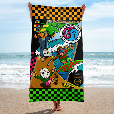 T&C Slash Designs Beach Towel