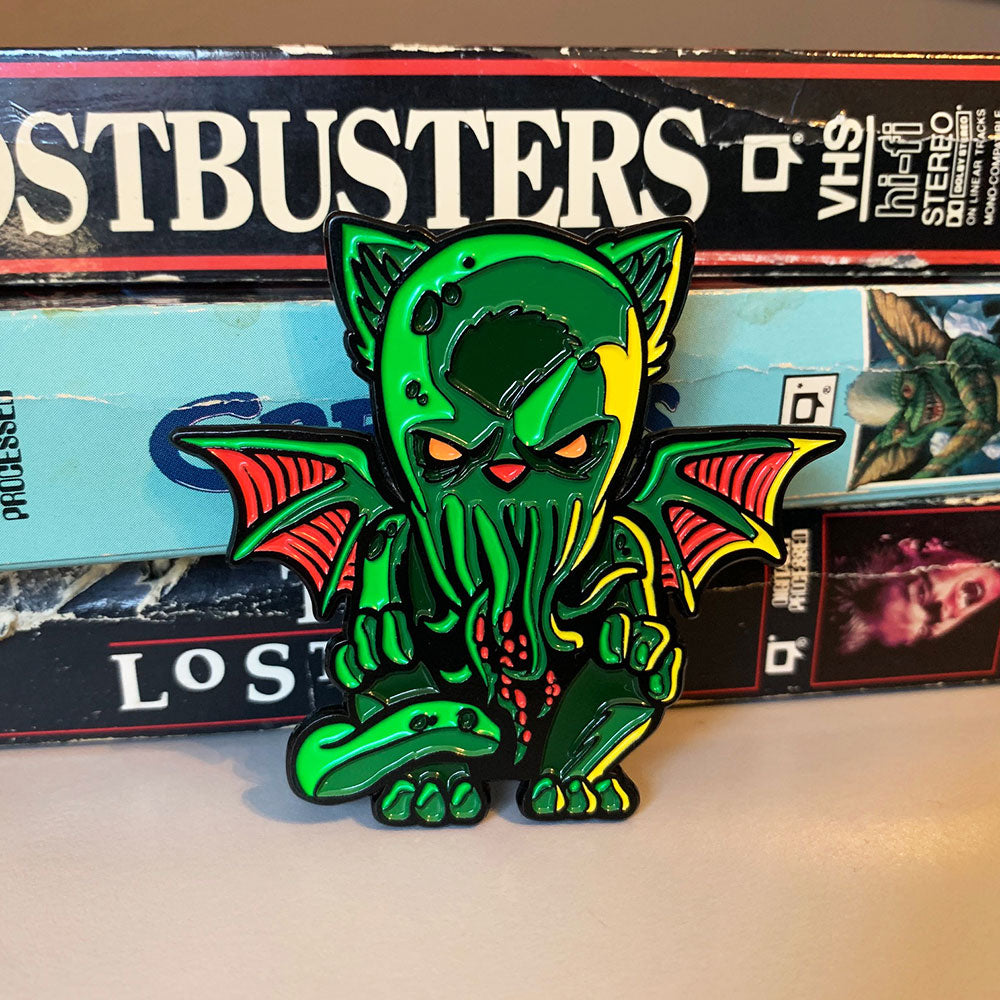 Cat-thulhu Enamel Pin