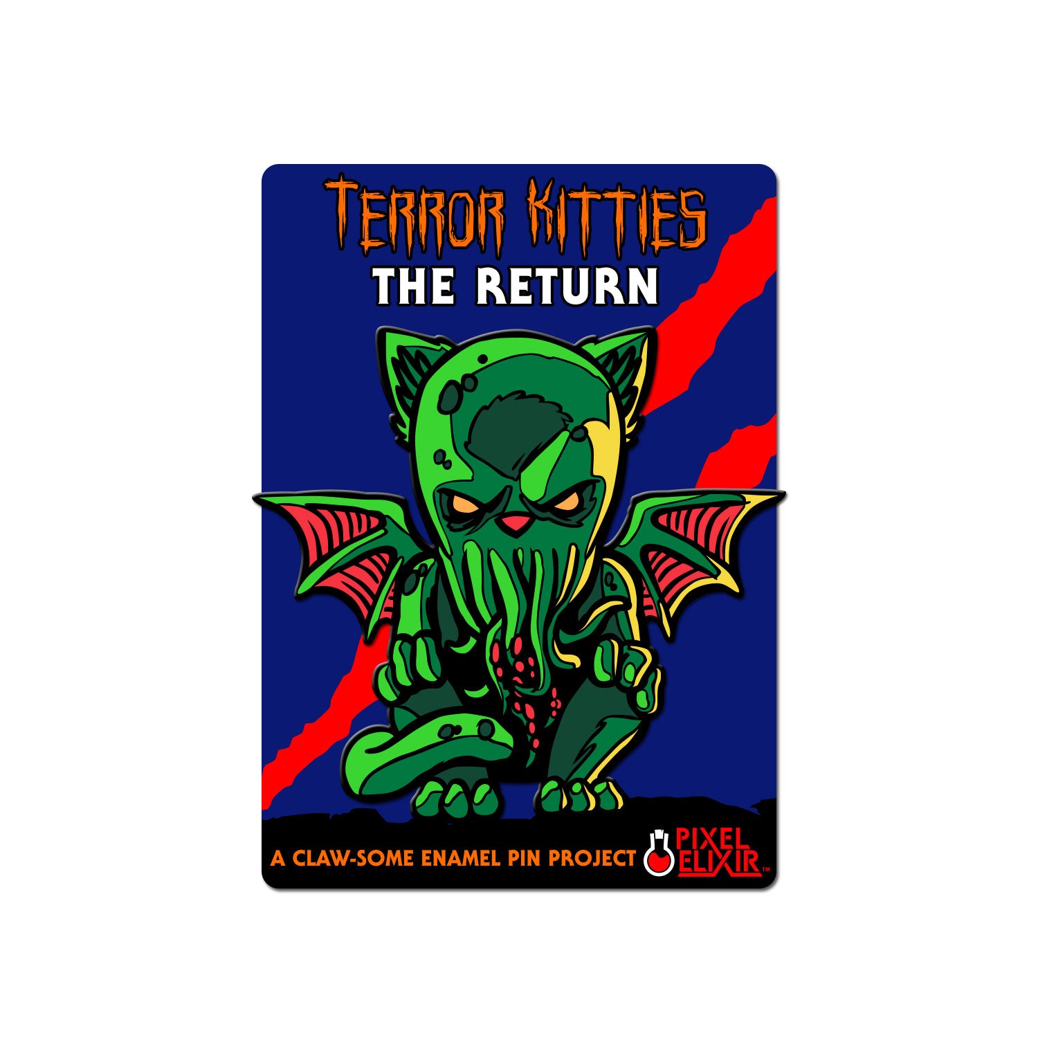 Cat-thulhu Enamel Pin