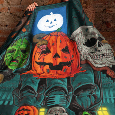 Trick or Treat Throw Blanket