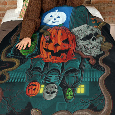 Trick or Treat Throw Blanket