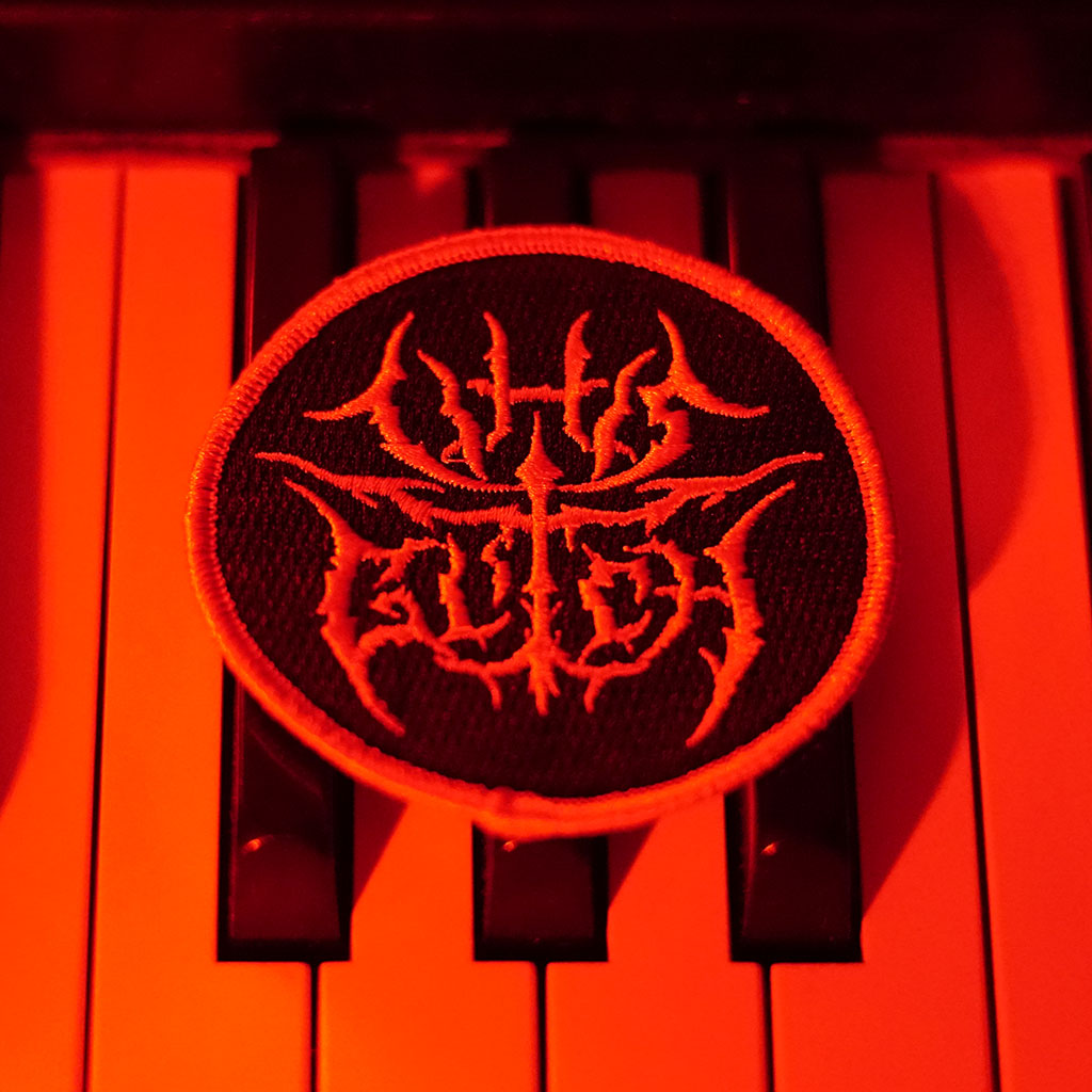 VHS Glitch Metal Logo Patch - Dystopian Designs