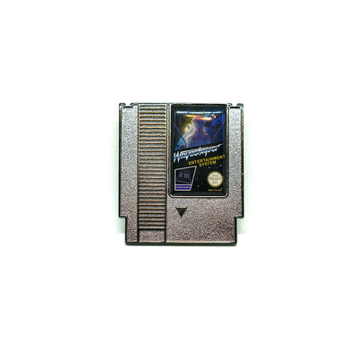Waveshaper NES Cartridge Enamel Pin (Grey) - Dystopian Designs